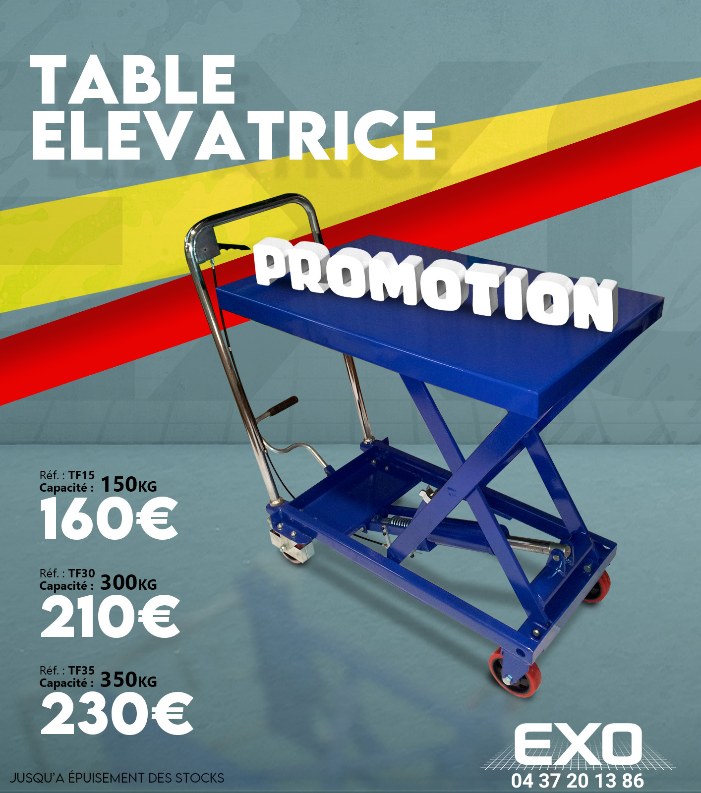 Table Elévatrice 